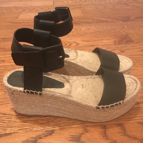 Vince Abby Platform Leather Sandals - Picture 2 of 3